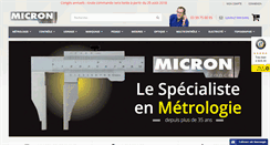 Desktop Screenshot of micronfrance.com