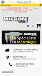 Mobile Screenshot of micronfrance.com